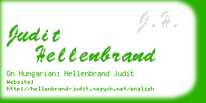 judit hellenbrand business card